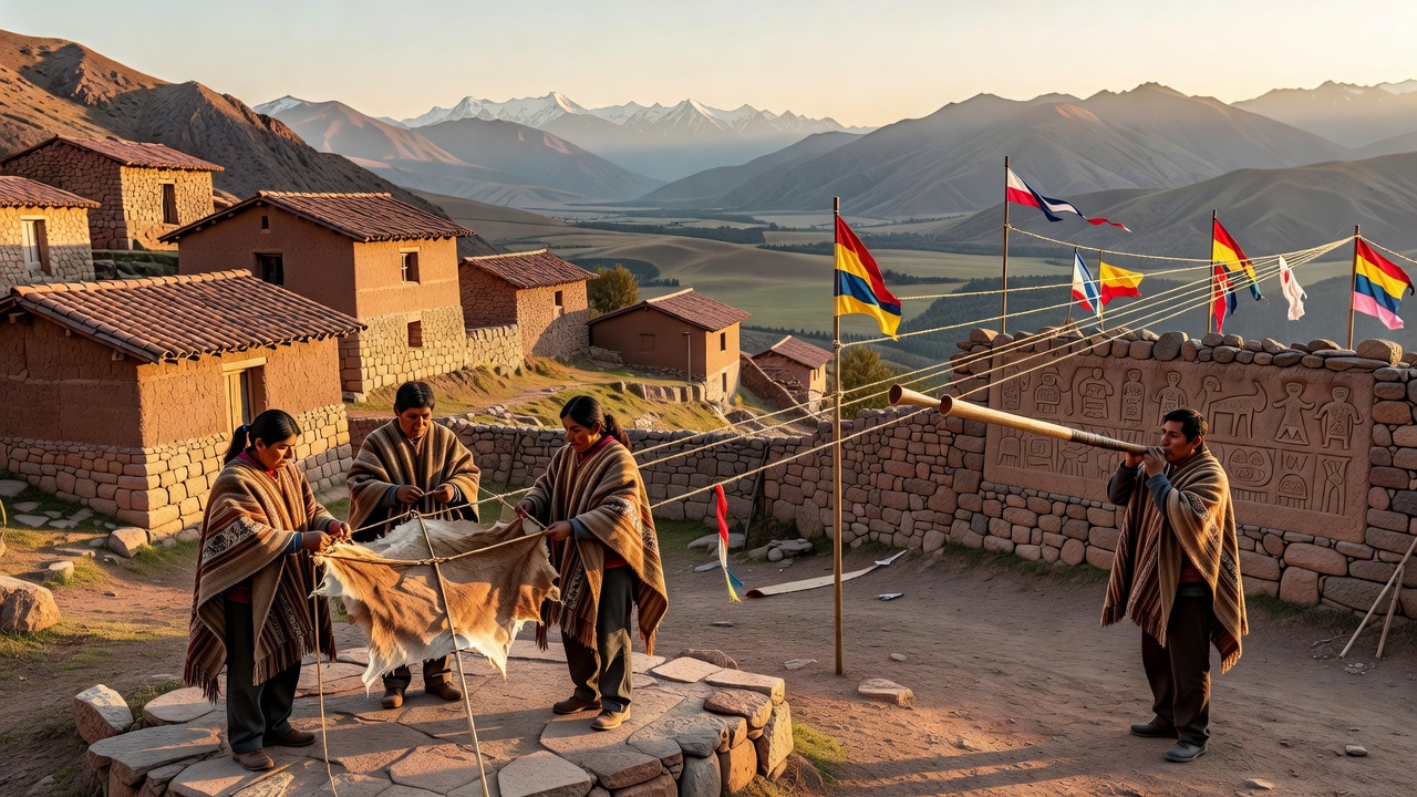 How Remote Andean Settlements Developed Distinct Communication Styles Independent of Urban Centers